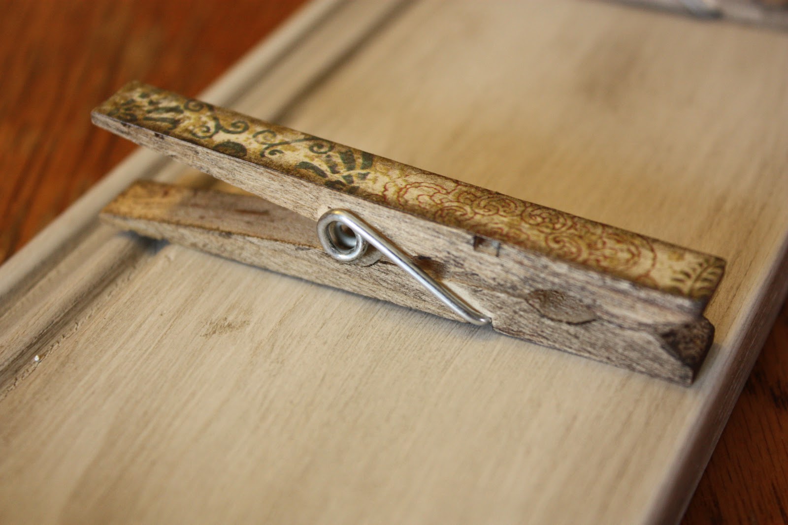 The Farmer's Wife Clothespin Board