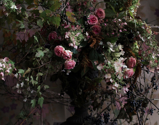 bouquet de roses et d'hortensia 79 ideas via Nat et nature