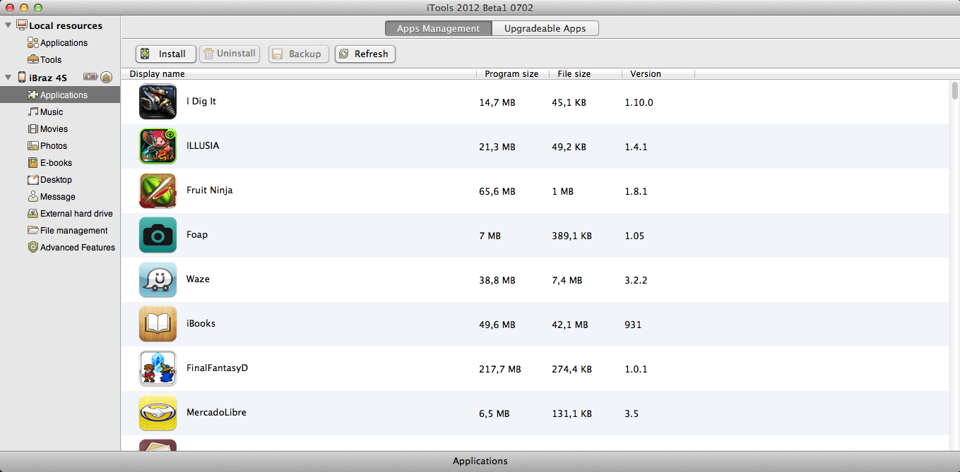 itools for mac 2012 itools for mac 2012