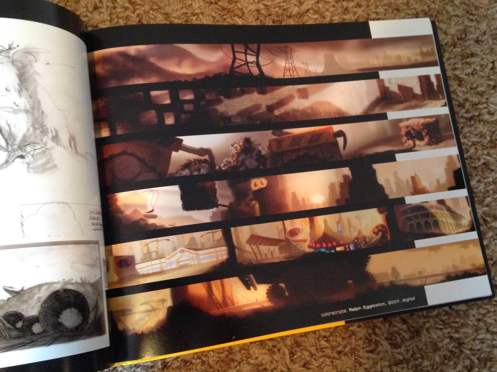 Dan the Pixar Fan WallE Art of Book