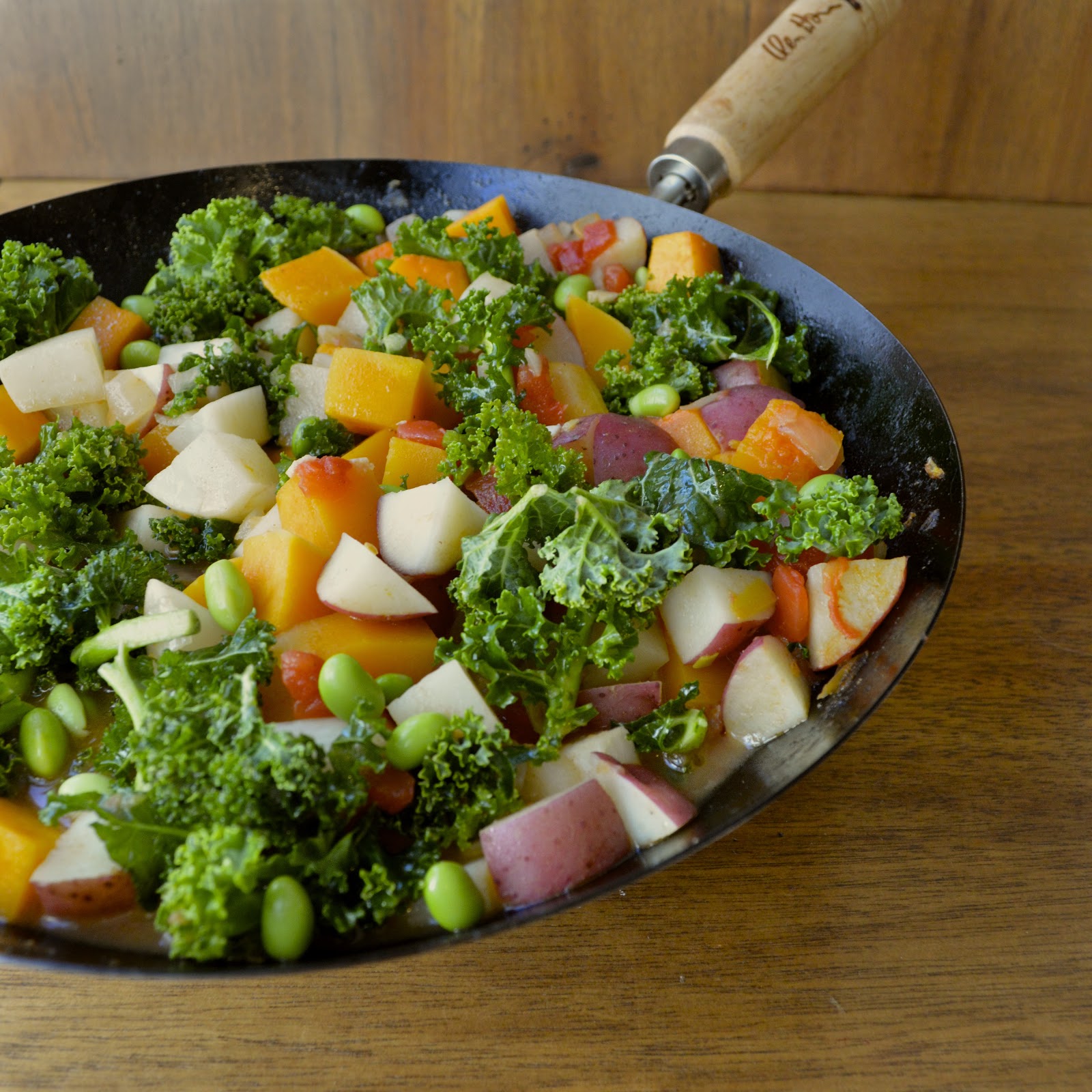 Winter Vegetable Stew with Edamame | Virtually Homemade: Winter