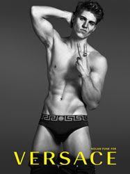 Nolan Funk unveiled as face of Versace men's SS14 campaign