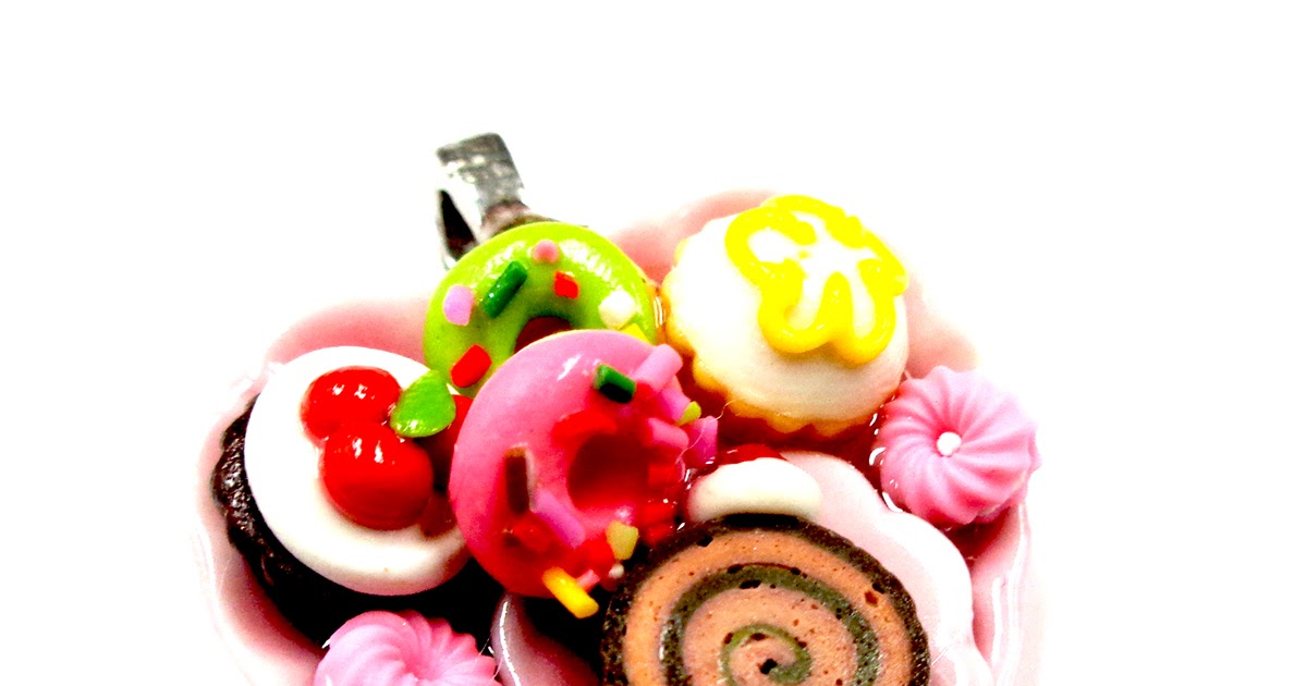 I LOVE RESIN Resin as A Glue Miniature Plate and Dessert Pendant