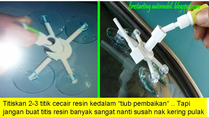 Fire Starting Automobil Diy Repair Windshield Kena Batu