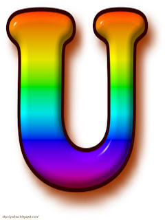 Alfabeto arco iris. | Oh my Alfabetos!