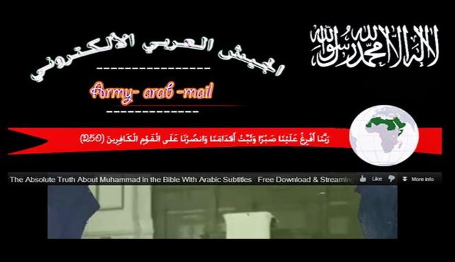 Troops Arab Hackers Attack Websites West