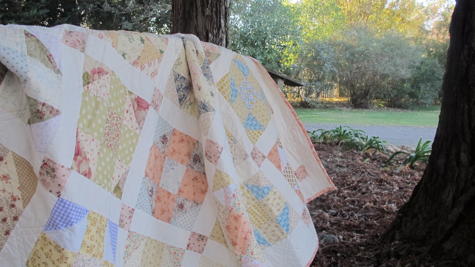 pieceful Prairie quilt finish