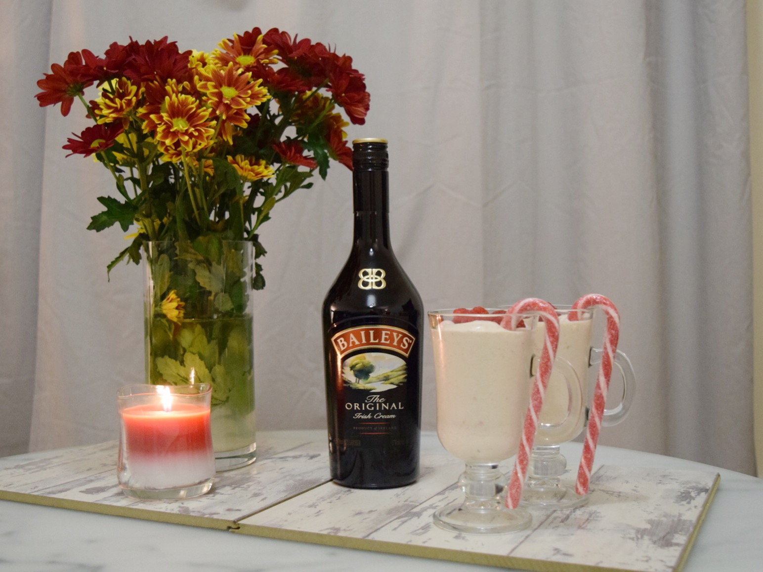 Christmas Cocktail Recipe Baileys and Raspberry Eggnog