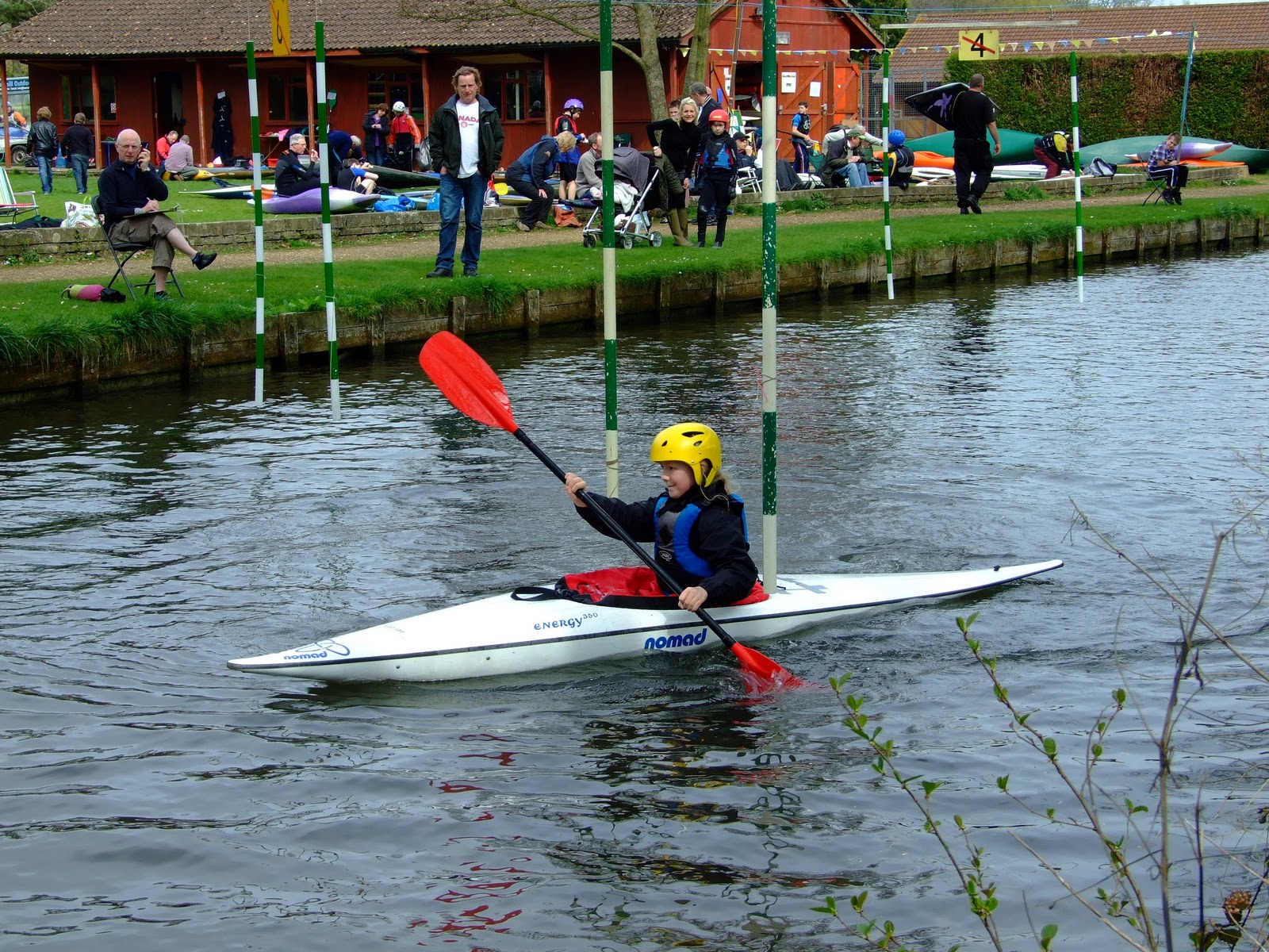 Canoeing and Kayaking on the River Itchen Navigation Slalom on the