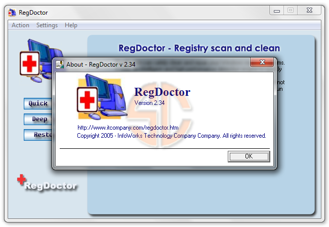 RegDoctor 2.34 Full Version