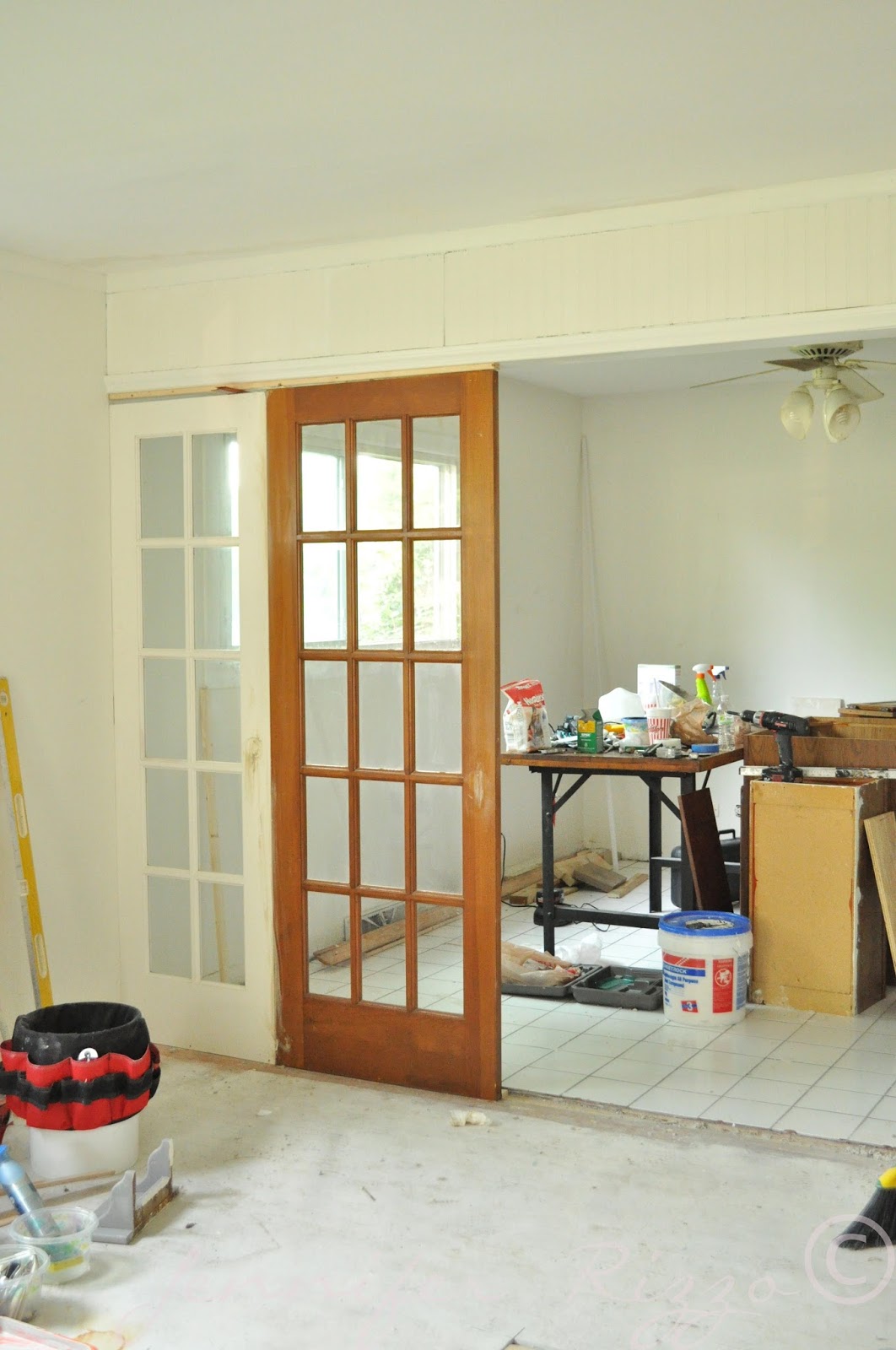 Divide your space by using french doors as room dividers.... Jennifer