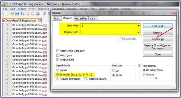 notepad ++ remove blank lines notepad ++ remove blank lines