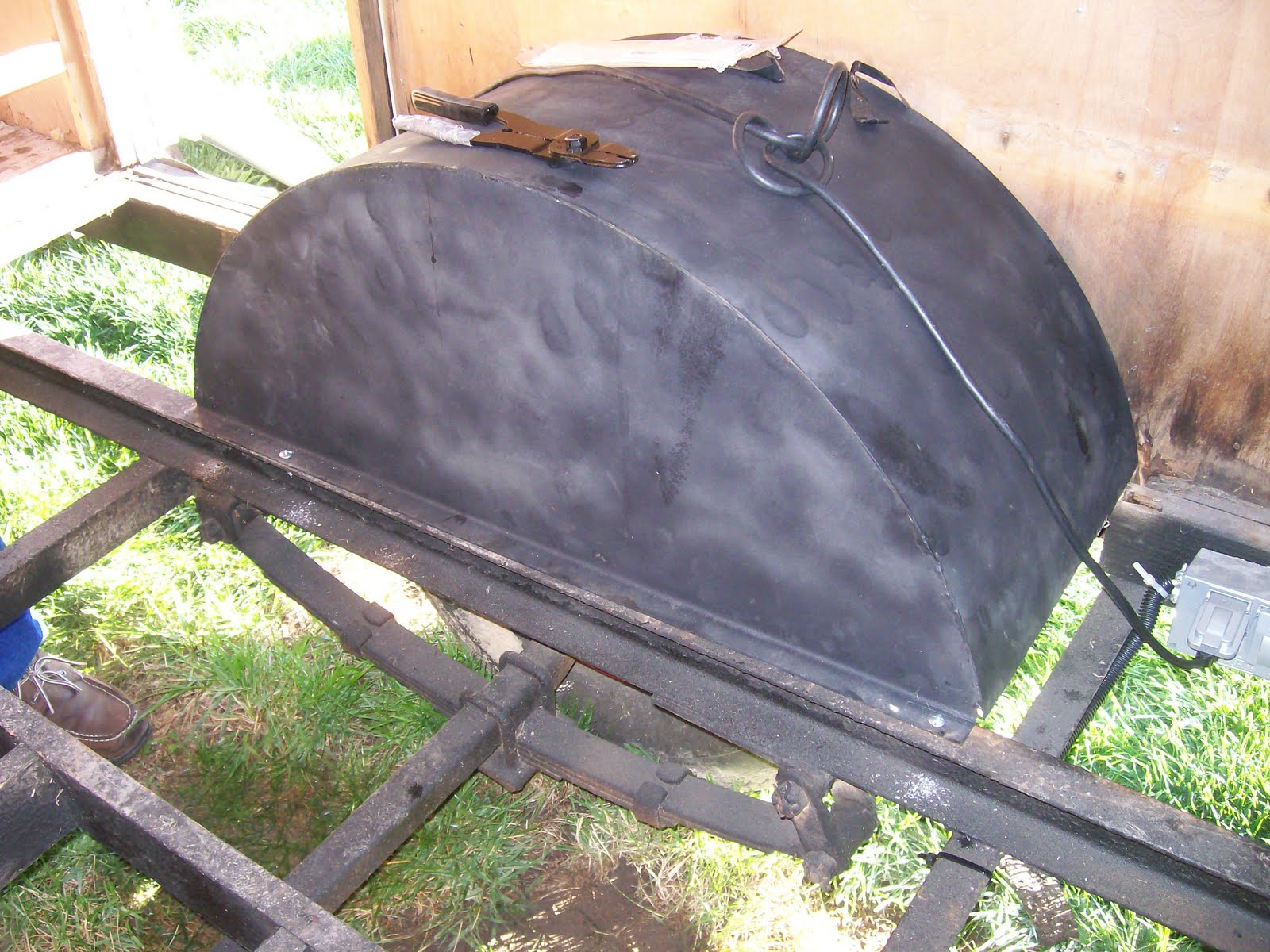 1962 Shasta Compact Trailer Wheel wells. First weekend problem!