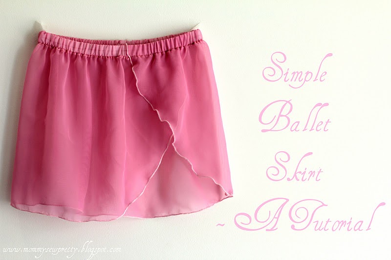 mommy sew pretty Simple Ballet Skirt A tutorial