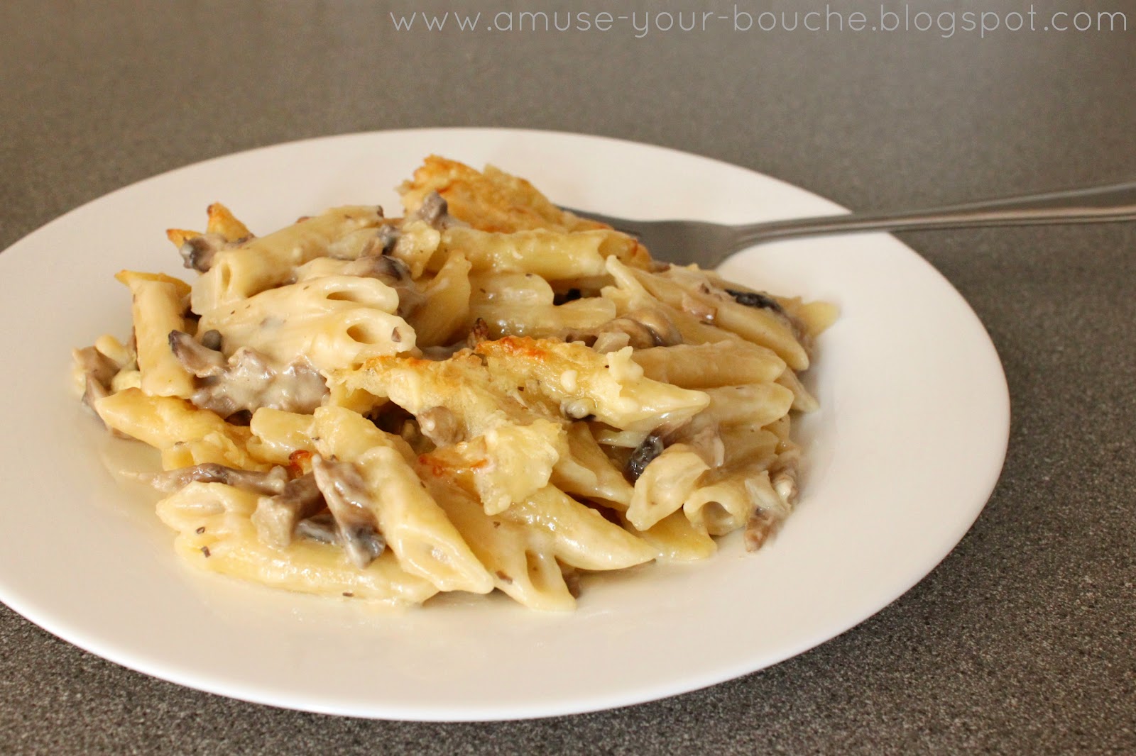 Garlic mushroom macaroni cheese Amuse Your Bouche