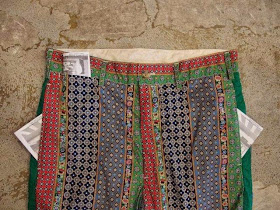 Engineered Garments Tux Short in Multicolored Foulard Hippie Stripe Spring/Summer 2014 SUNRISE MARKET