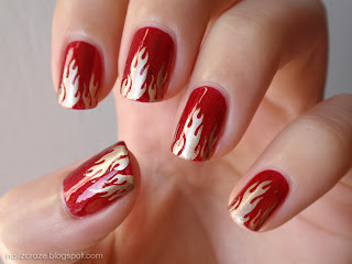 china glaze ruby pumps red glitter cheeky ch52 plate barry m gold foil