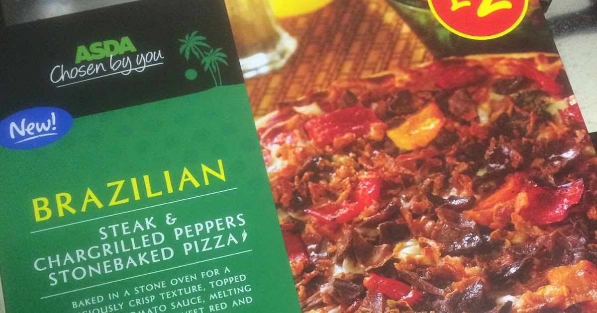 FOODSTUFF FINDS Asda Brazilian Steak & Chargrilled Peppers Pizza (Asda) [review by NLi10]