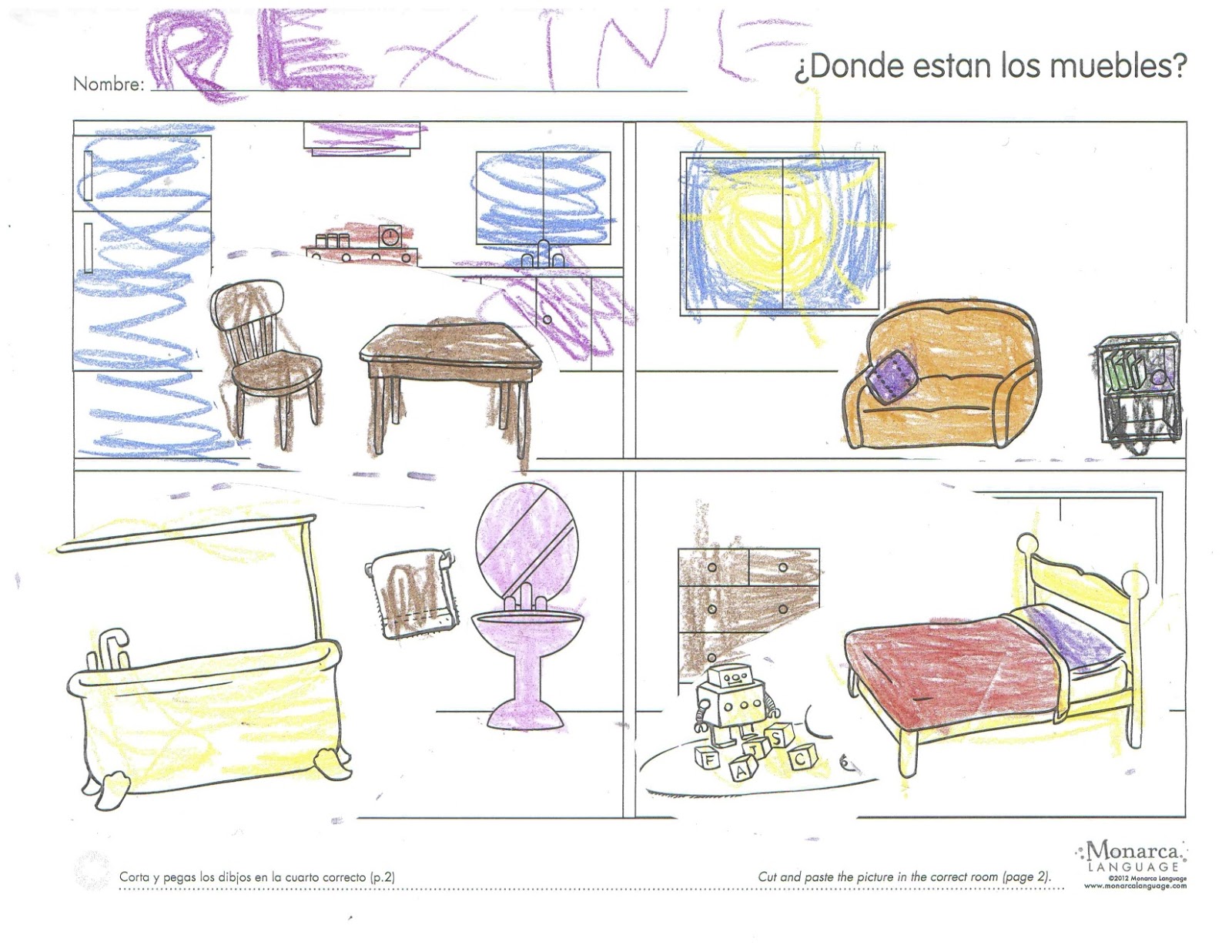 Spanish Simply Teaching the Parts of the House in Spanish