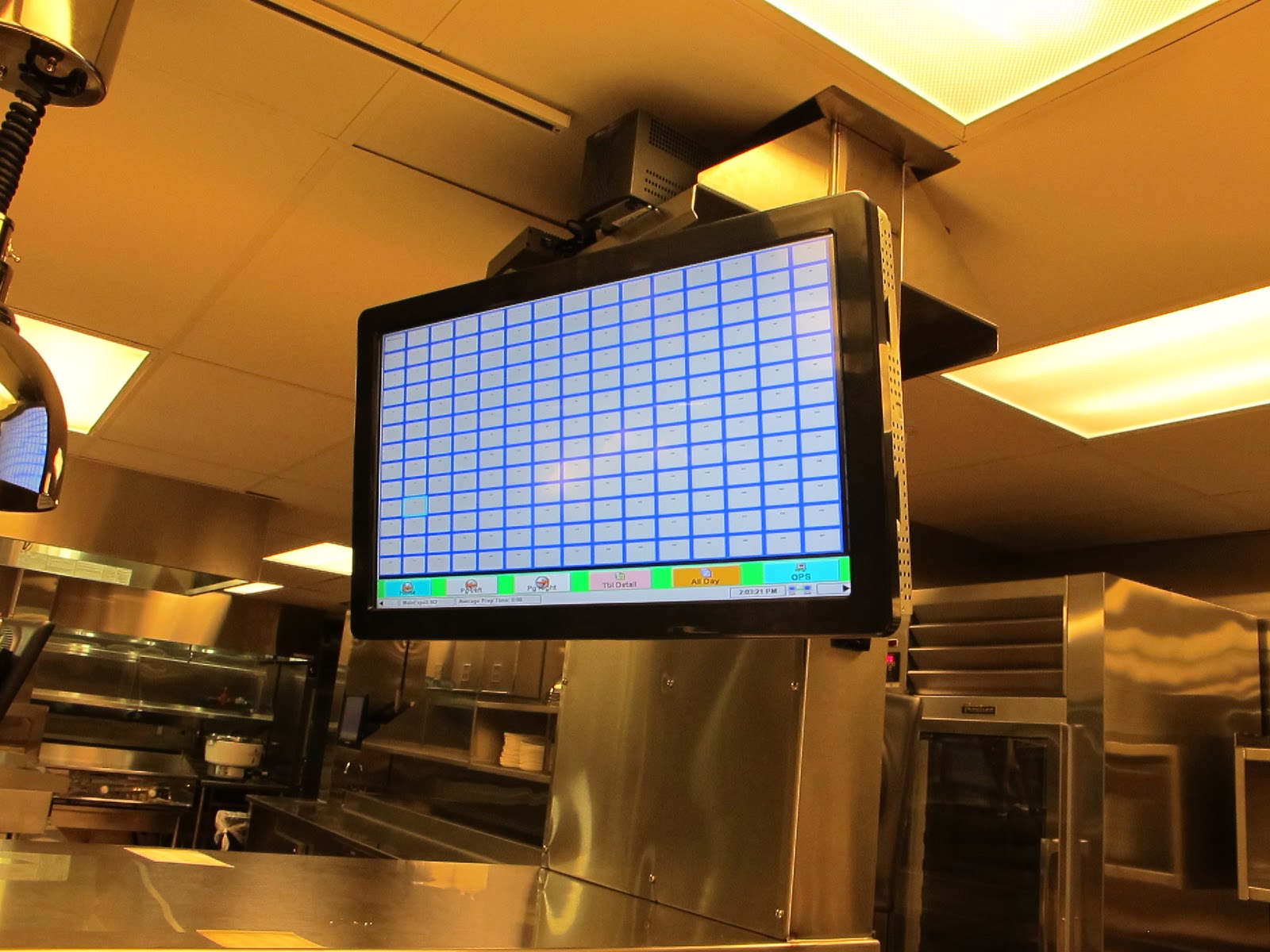 kitchen display system bump bar