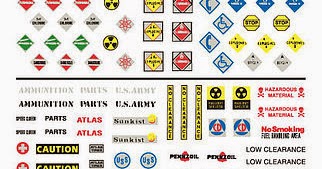 model railroad decals