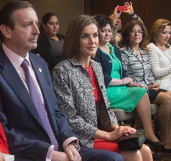 Queen Letizia of Spain met with the Iberoamerican Alliance for Rare Diseases at Presidente Hotel