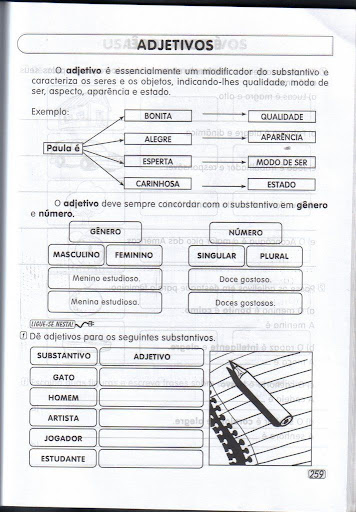Exercicios de portugues com substantivos
