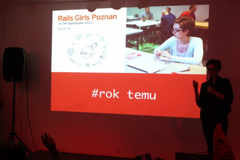 Kasia o swojej drodze do Ruby on Rails Geek Girls Carrots Łódź, Kasia Jarmołkowicz, Rails Girls Poznań, Ruby on rails.