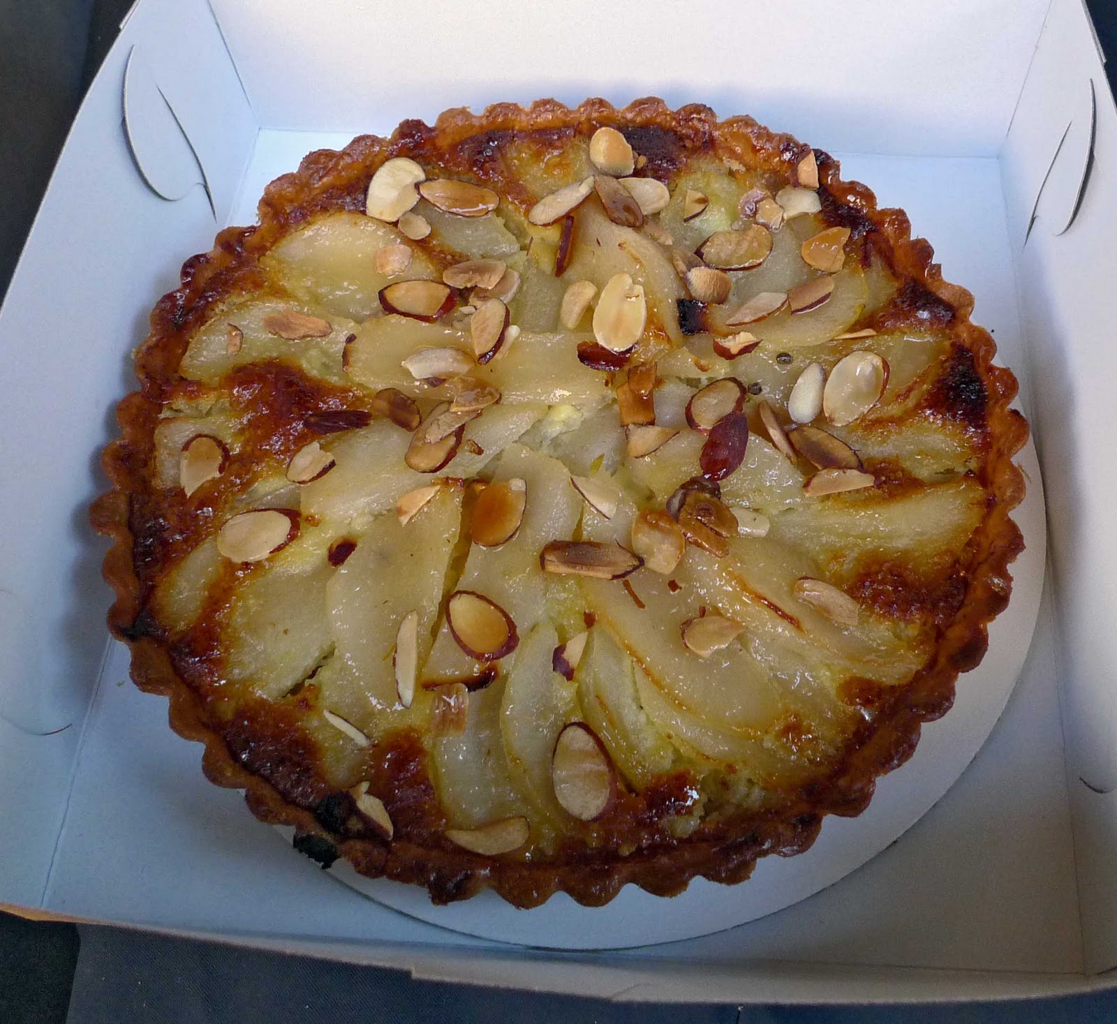 Philly Market Cafe East Goshen Market Day Pear Almond Tart, 3 Onion