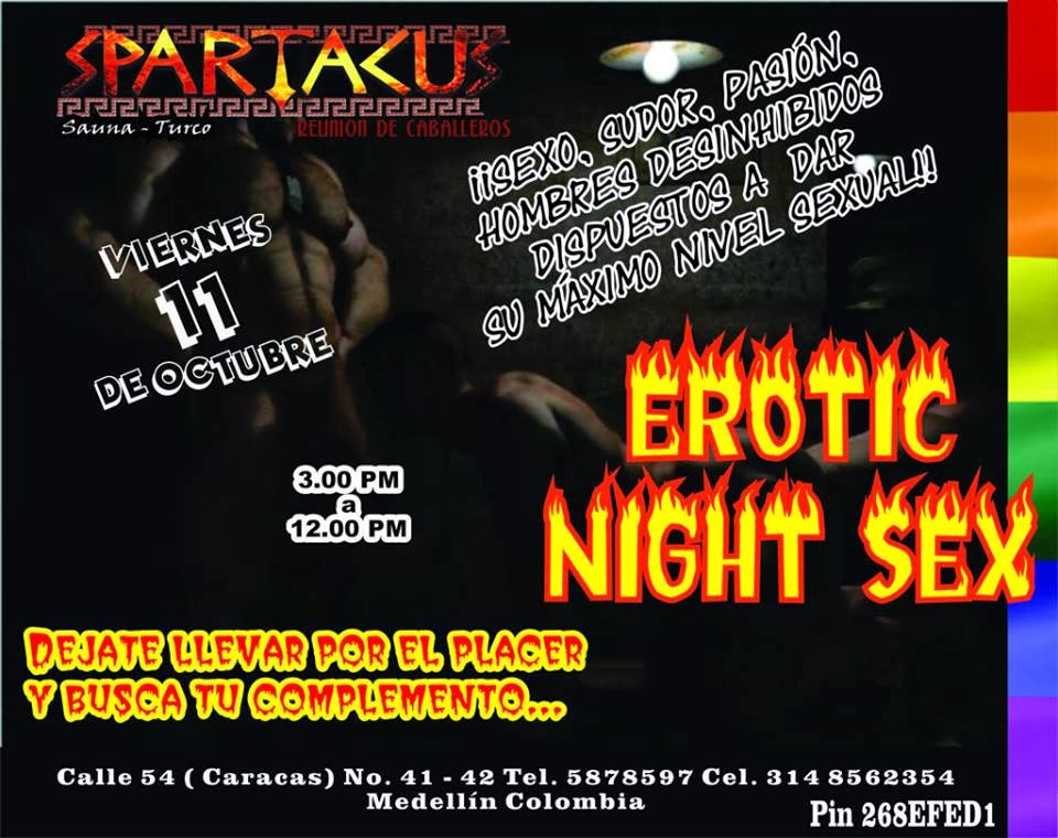 Erotic Night Sex. Spartacus Club. "Medellin"