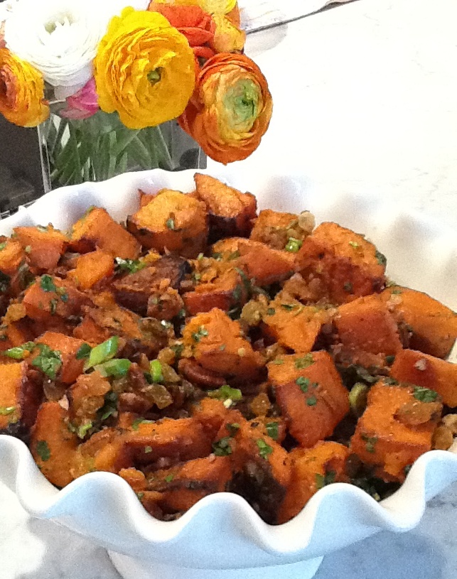Everyday Gourmet Passover Recipe Roasted Sweet Potato Salad