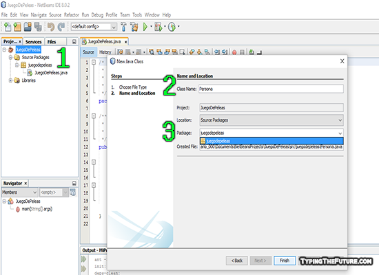 Creando una clase en Java clase objeto java