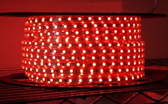LED防水軟燈條(紅光) 110V