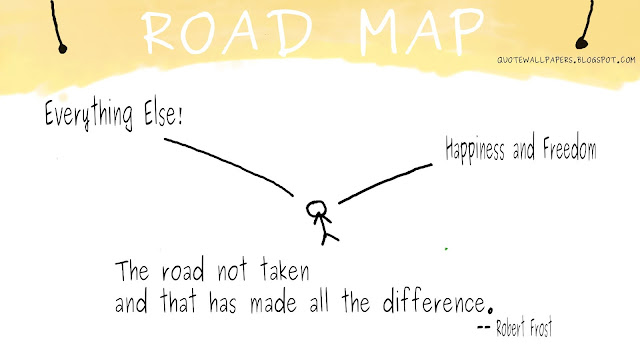 The Road Not taken and that has made all the difference - Robert frost