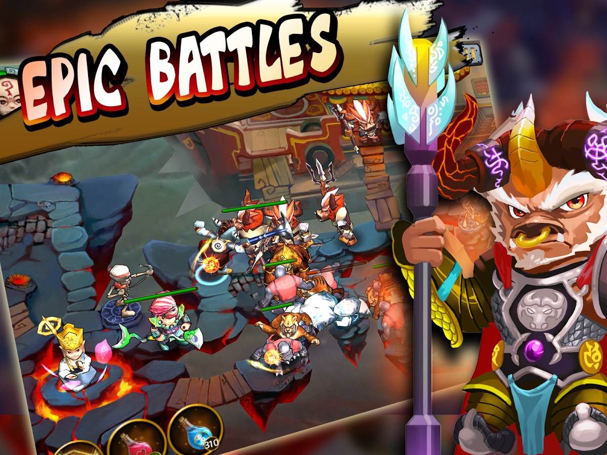 Monkey King Saga v1.1 MOD APK+DATA - Download Game Android MOD
