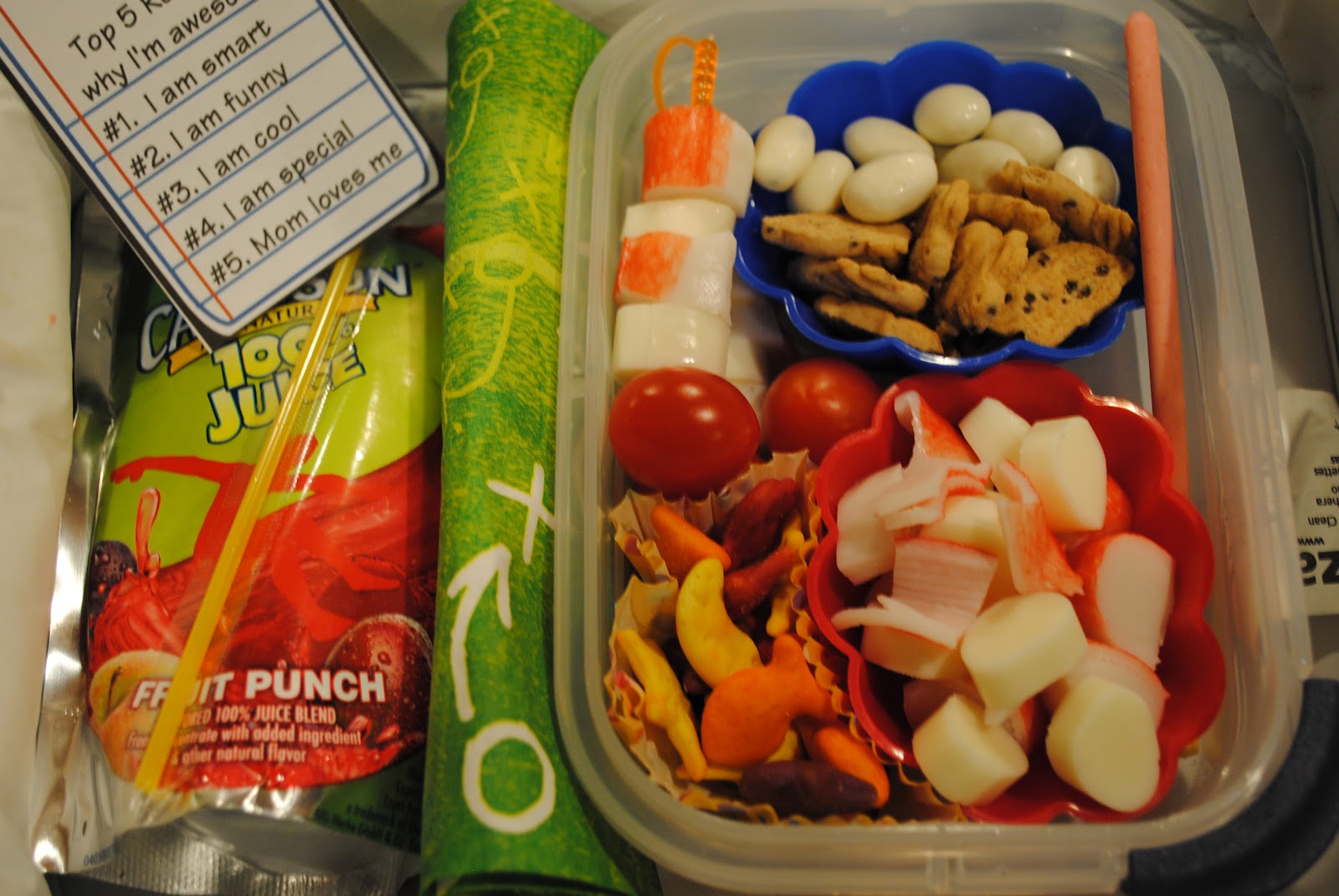 LuLu and Bean's Bento Box Crab Stick Bento