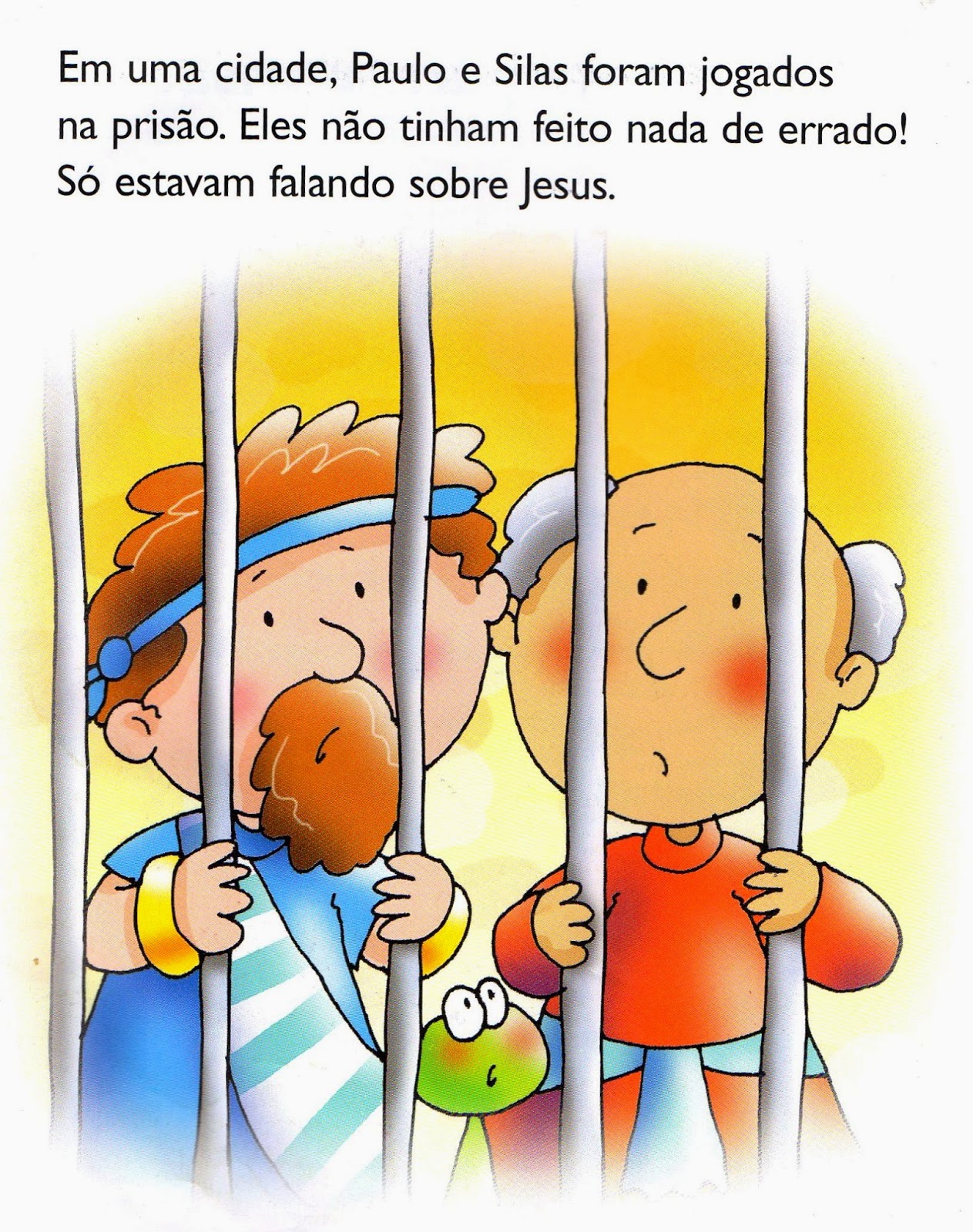 Pq Paulo E Silas Foram Presos Escola Dominical Infantil: Paulo e Silas na prisão