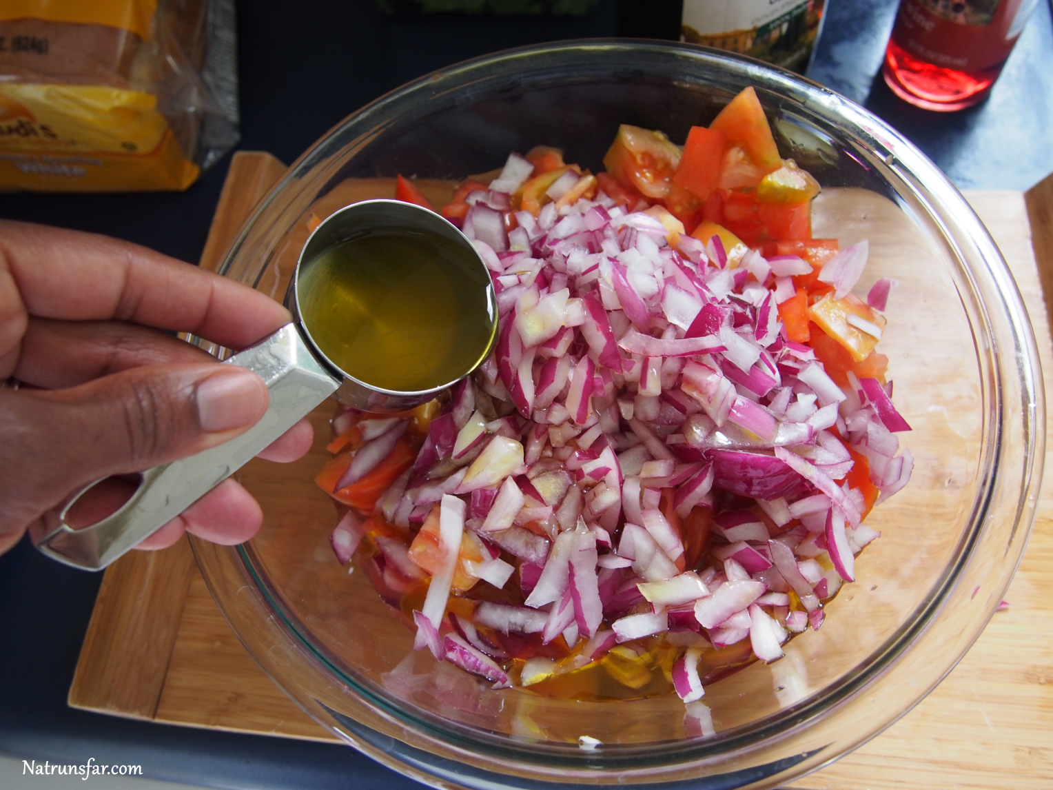 Natrunsfar Grilled Bread And Heirloom Tomato Salad
