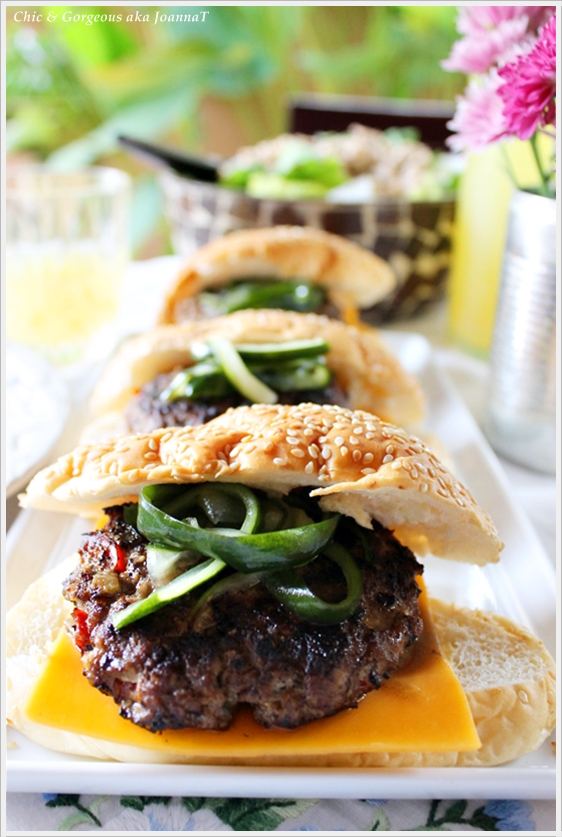 Chic & Treats Cooking Recipe Grilled Juicy Lamb Burgers