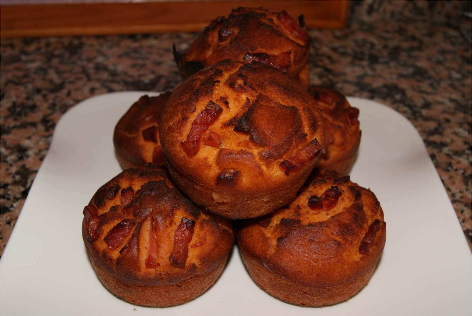 Recetas para niños Muffins salados de bacon y kétchup ¡Qué rico!