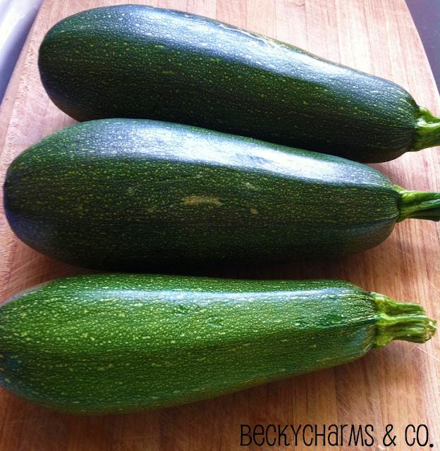 HomeGrown Zucchinis courtesy of some dear friends in Jamul baking zucchini rice quinoa weight watchers san diego beckycharms