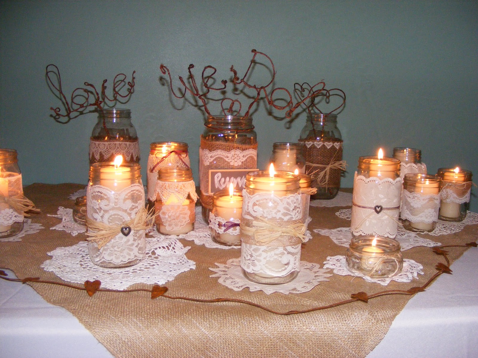 Mason Jar Wedding Decoration Ideas
