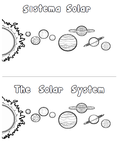 Dibujos para colorear: SISTEMA SOLAR
