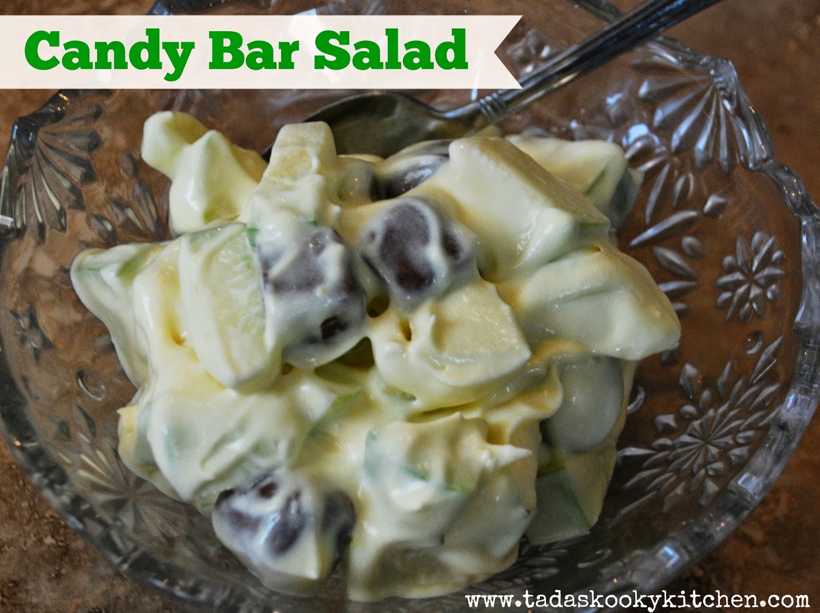 Tada's Kooky Kitchen Candy Bar Salad