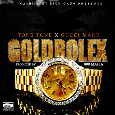 Tone Tone Ft. Gucci Mane "Gold Rolex" {Prod 808 Mafia} www.hiphopondeck.com