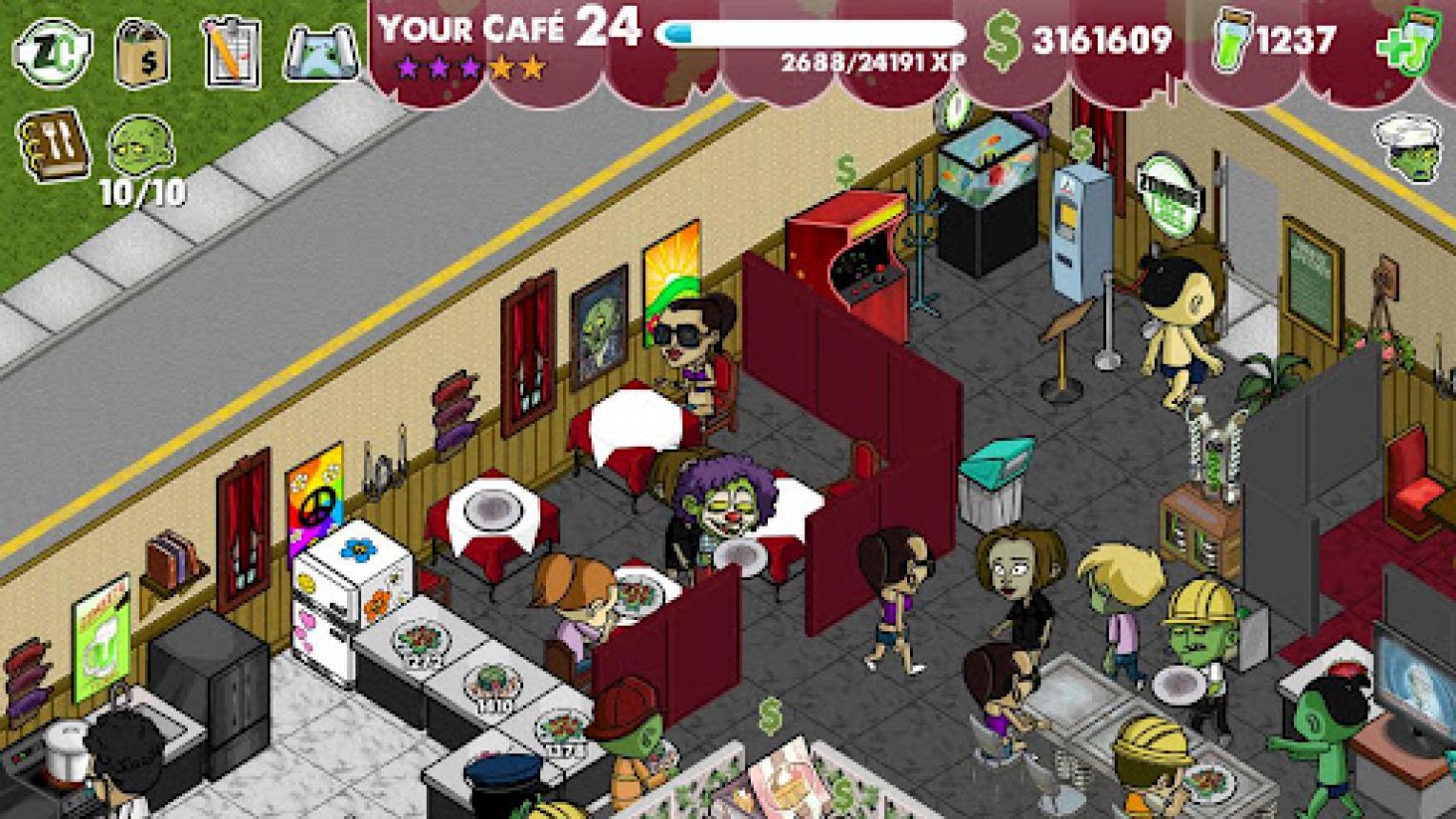 Android zombie cafe toxin hack