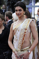 Bollywood and Tollywood acress Deepika, Padukone, hot, sexy, cannes, red carpet, film festival, saree,