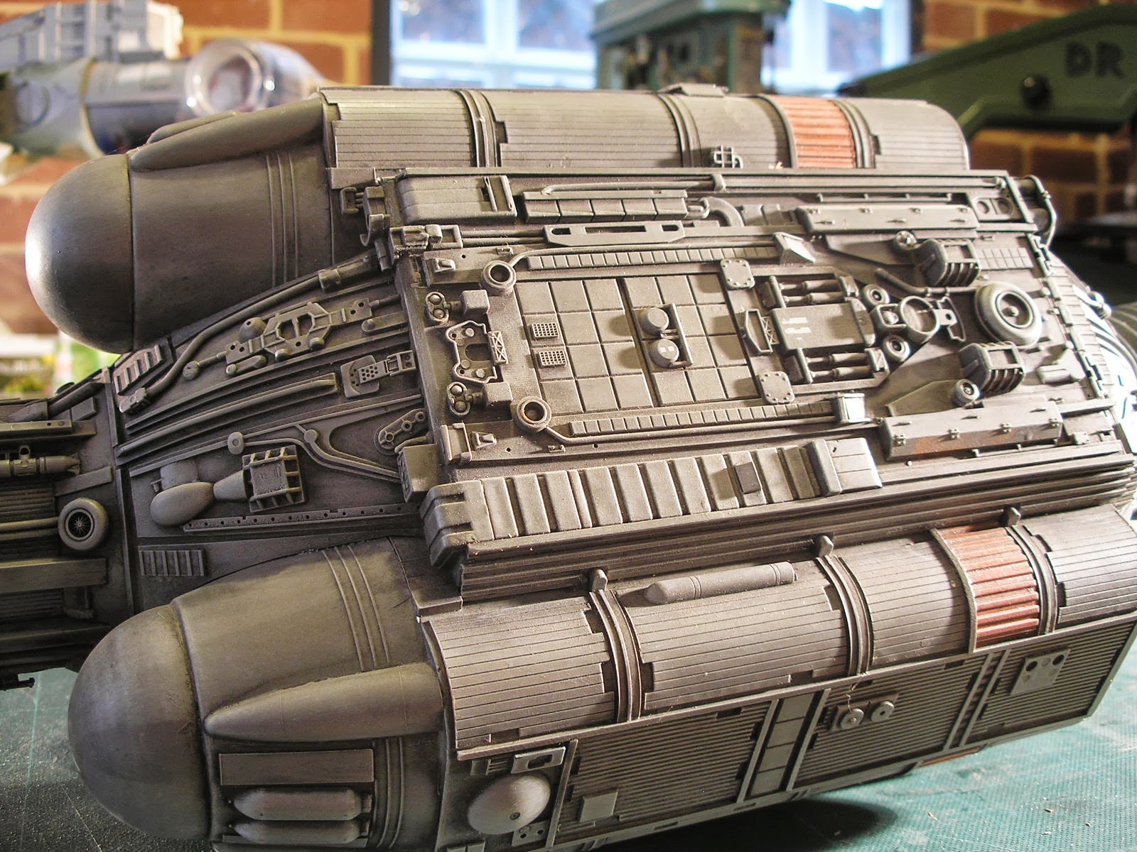 RC Sci Fi Old Spaceship model Part 1