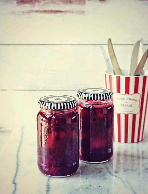Milk and Honey Blood Plum and Vanilla Bean Jam