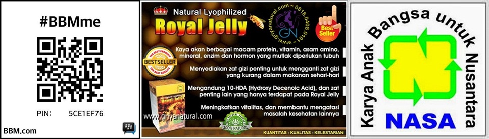 Natural Royal Jelly Madu Herbal Alami